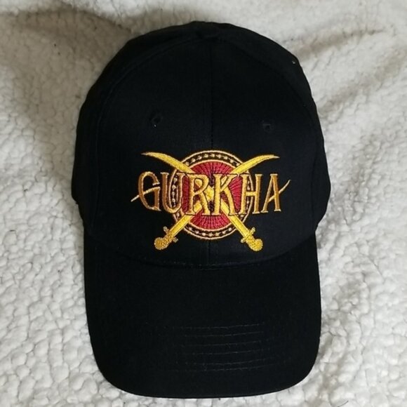 Gurkha Cigar Baseball Hat OSFM Clothe & Clip Strap Black - Picture 2 of 4